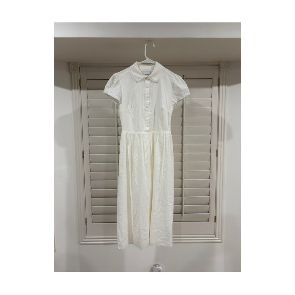 Elegant White Womans Dress
